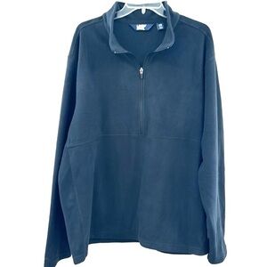 LANDEND‎ MEN’s Gorpcore Zip-up Fleece Pullover Size XXL Black